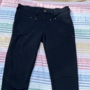 Free people skinny pants sz 29 inseam 30 black front and back pockets